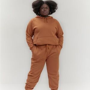 Girlfriend Collective • 50/50 Relaxed Fit Hoodie Sweatshirt